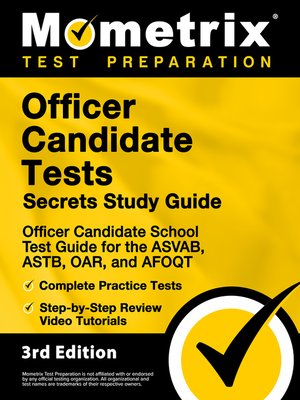 cover image of Officer Candidate Tests Secrets Study Guide